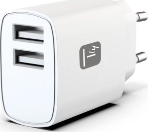 Ładowarka Techly Techly IPW-USB-12W2A ładowarka do urządzeń przenośnych Słuchawki, Przenośny głośnik, Power bank, Smartfon, Tablet Biały Prąd przemienny Wewnętrzna 2