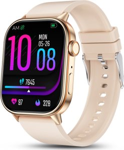 Smartwatch Zegarek Damski GPS Wodoodporny Rozmowy Sport Tętno Polskie Menu 3