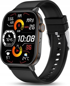 Smartwatch Męski - Wodoodporny Pływanie Rozmowy GPS Kompas Tętno - Menu PL 2