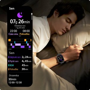 Smartwatch Męski - Wodoodporny Pływanie Rozmowy GPS Kompas Tętno - Menu PL 10