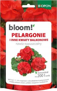 Bros Nawóz rozpuszczalny do pelargonii i innych kwiatów balkonowych 200g 2