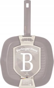 PATELNIA GRILLOWA TYTANOWA 28cm BERLINGER HAUS BH-8096 TAUPE 8