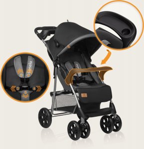 Wózek Lionelo LO-EMMA PLUS WÓZEK GREY DOVE 18