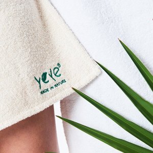 Strój na saunę BEMBEA FROTTE z figami OEKO-TEX Standard YEYE Made in Nature FEL 12