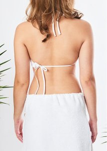 Strój na saunę BEMBEA FROTTE z figami OEKO-TEX Standard YEYE Made in Nature FBM 3