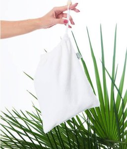 Woreczek na strój FROTTE OEKO-TEX Standard YEYE Made in Nature Biały 1