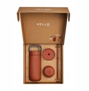 Fellow - Carter Move Mug 3 w 1 - Kubek termiczny + 3 nakrętki - Sienna 473 ml 2