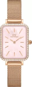 ZEGAREK DAMSKI DANIEL WELLINGTON Quadro Lumine Bezel Melrose Pink DW00100669 + BOX (zw519j) 1