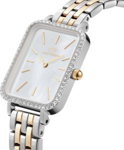 ZEGAREK DAMSKI DANIEL WELLINGTON Quadro Lumine Bezel 5-Link Two-Tone DW00100671 + BOX (zw519g) 2