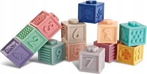 Miękkie Klocki Sensoryczne Dla Dzieci Zestaw 12Szt 3