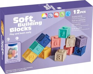 Miękkie Klocki Sensoryczne Dla Dzieci Zestaw 12Szt 5