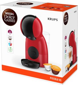 Ekspres na kapsułki Krups KP 1A35 Piccolo XS Dolce Gusto czerwony/czarny 11