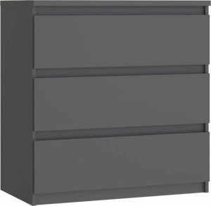 Komoda CHELSEA Szary Antracyt 77,2 x 42,2 x 79,9 cm 1