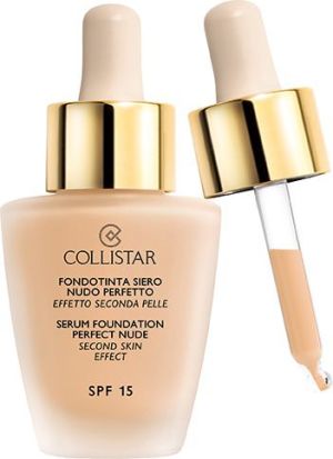 Collistar Serum Foundation Perfect Nude SPF15 Second Skin Effect podkład do twarzy 2 Beige 30ml 1