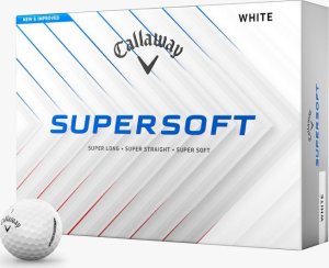 Piłki golfowe CALLAWAY SUPERSOFT (białe) 1