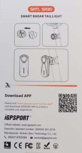 Lampka rowerowa, tylna iGPSPORT SR30 6