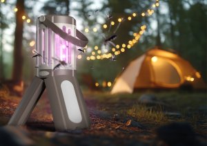 Lampa Owadobójcza UV na Komary Muchy Osy Ćmy Meszki i Inne Owady Przenośna Lampa Latarka "Insect Blitz Torch" 8