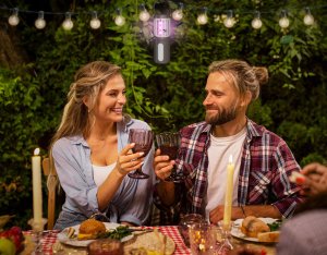 Lampa Owadobójcza UV na Komary Muchy Osy Ćmy Meszki i Inne Owady Przenośna Lampa Latarka "Insect Blitz Torch" 9