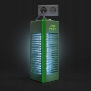 Lampa Owadobójcza UV na Komary Muchy Osy Ćmy Meszki i Inne Owady Przenośny Lampion Lampa "Insect Blitz Lumeo" w Kolorze Ciemnym 5
