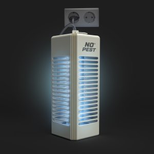 Lampa Owadobójcza UV na Komary Muchy Osy Ćmy Meszki i Inne Owady Przenośny Lampion Lampa "Insect Blitz Lumeo" w Kolorze Jasnym 5