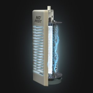 Lampa Owadobójcza UV na Komary Muchy Osy Ćmy Meszki i Inne Owady Przenośny Lampion Lampa "Insect Blitz Lumeo" w Kolorze Jasnym 7