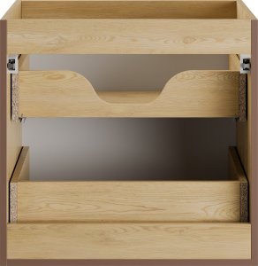 Szafka pod umywalkę 60cm 2 szuflady 3