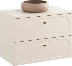 Zestaw meblowy 80cm z blatem i umywalką nablatową Wiki 1