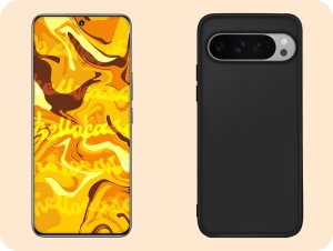 Etui do Google Pixel 9 Pro XL (Czarne, Matowe, Obudowa, Slim, Case)   SZKŁO 4