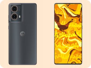 Hello Case Etui do Motorola Moto G85 (Czarne, Matowe, Obudowa Slim, Silikon, Plecki) 3