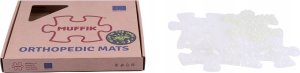 Mata Sensoryczna Ortopedyczna ZESTAW ŚWIECĄCY 4w1 4 PUZZLE SENSORYKA MUFFIK / MFK-096 1