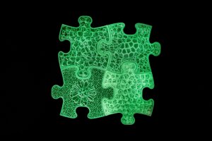 Askato Mata Sensoryczna Ortopedyczna ZESTAW ŚWIECĄCY 4w1 4 PUZZLE SENSORYKA MUFFIK / MFK-096 3