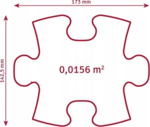 Askato Mata Sensoryczna Ortopedyczna ZESTAW ŚWIECĄCY 4w1 4 PUZZLE SENSORYKA MUFFIK / MFK-096 8