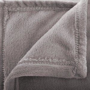 THROW 156047B 130X180CM GREY 2