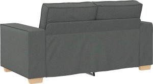 2-częściowy komplet wypoczynkowy, obity tkaniną, ciemnoszary 6