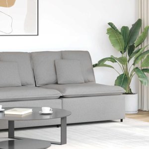 Modułowy Narożnik Sofa z Poduszkami Cloud Grey 100 cm 1