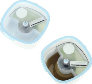 Mop obrotowy prostokątny płaski rotacyjny czysta brudna woda wyciskacz Kik Sp. z o. o. Sp. k. 13