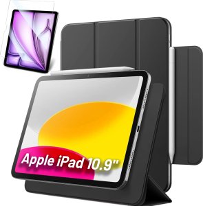 Etui magnetyczne 360 do Apple iPad 10.9 10 / 2022 / 11 11 / 2025 Alogy Magnetic 360 Case obudowa ochronna na tablet Czarne 12