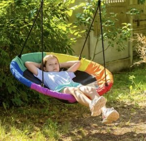 Huśtawka Kruzzel Huśtawka bocianie gniazdo 100cm Kruzzel 25285 9