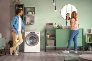 Candy Washing Machine with Dryer | RPW 41066BWMR8-S | Energy efficiency class A/D | Front loading | Washing capacity 10 kg | 1400 RPM | Depth 58 cm | Width 60 cm | Display | Digit | Drying system | Drying capacity 6 kg | Steam function | White 15