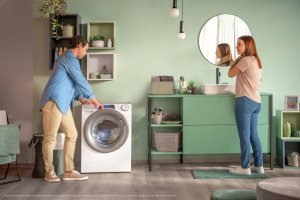 Candy Washing Machine with Dryer | RPW 41066BWMR8-S | Energy efficiency class A/D | Front loading | Washing capacity 10 kg | 1400 RPM | Depth 58 cm | Width 60 cm | Display | Digit | Drying system | Drying capacity 6 kg | Steam function | White 16