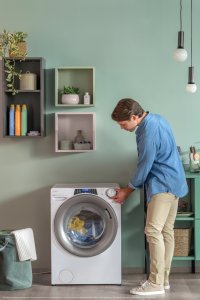 Candy Washing Machine with Dryer | RPW 41066BWMR8-S | Energy efficiency class A/D | Front loading | Washing capacity 10 kg | 1400 RPM | Depth 58 cm | Width 60 cm | Display | Digit | Drying system | Drying capacity 6 kg | Steam function | White 17