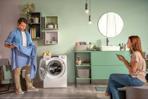 Candy Washing Machine with Dryer | RPW 41066BWMR8-S | Energy efficiency class A/D | Front loading | Washing capacity 10 kg | 1400 RPM | Depth 58 cm | Width 60 cm | Display | Digit | Drying system | Drying capacity 6 kg | Steam function | White 19