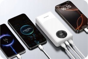 Powerbank Dudao K12Pro 22,5W PD 20000mAh USB-A, USB-C - biały 4