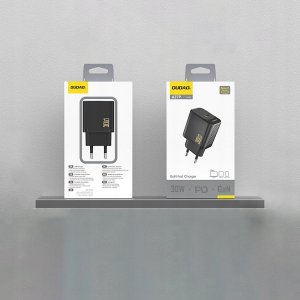 Ładowarka sieciowa Dudao A27P 30W PD GaN USB-C - czarna 3
