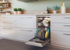 Candy Dishwasher | CDPH 2L1049S | Free standing | Width 45 cm | Number of place settings 10 | Number of programs 5 | Energy efficiency class E | Silver 6