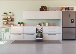 Candy Dishwasher | CDPH 2L1049S | Free standing | Width 45 cm | Number of place settings 10 | Number of programs 5 | Energy efficiency class E | Silver 9