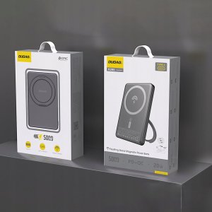 Powerbank Dudao K28S 20W PD 5000mAh z MagSafe i podstawką - szary 2