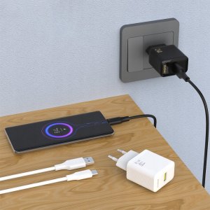 Ładowarka Dudao A23 2.4A USB-A - biała 3