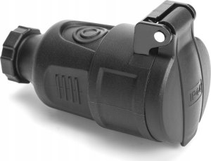 Gniazdo hermetyczne HAND PRO LINE PLASTROL IP44 2P+Z 16A czarna 2