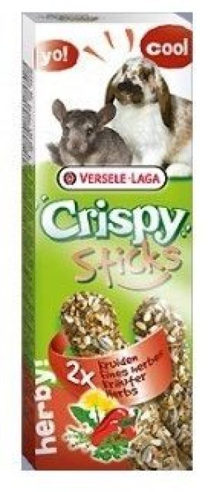 Versele-Laga Crispy Stick Rabbits-Chinchillas Herbs 70 g Kolba Ziołowa 1